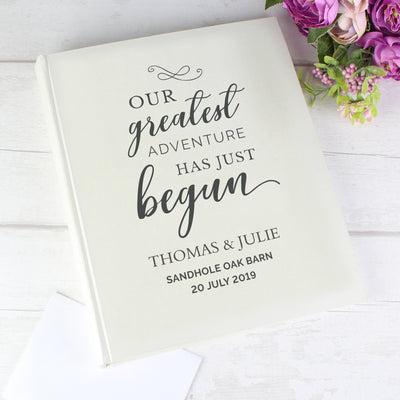 Personalised Our Greatest Adventure Traditional Photo Album Photo Frames, Albums and Guestbooks Everything Personal