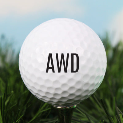 Personalised Initials Golf Ball Keepsakes Everything Personal