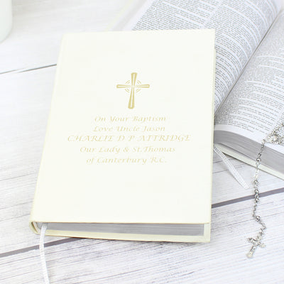 Personalised Gold Companion Holy Bible - Eco-friendly Books Everything Personal