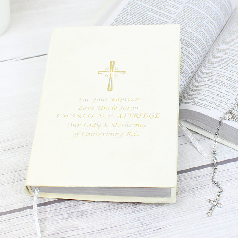 Personalised Gold Companion Holy Bible - Eco-friendly Books Everything Personal