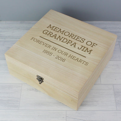 Personalised Wooden Keepsake Box Trinket, Jewellery & Keepsake Boxes Everything Personal