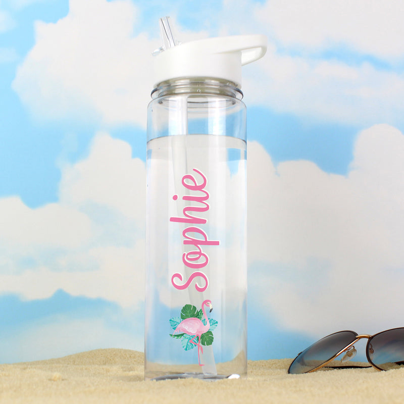 Personalised Flamingo Island Water Bottle Food & Drink Everything Personal