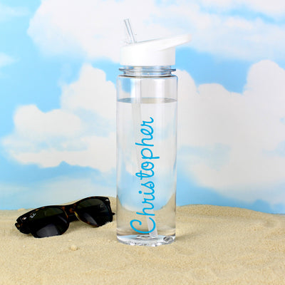 Personalised Blue Name Island Water Bottle Food & Drink Everything Personal