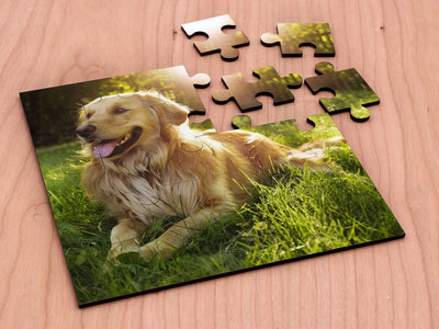Personalised Photo Square Wooden Jigsaw Games Everything Personal