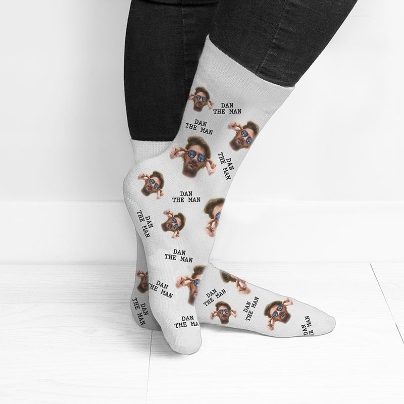 Personalised Photo Socks Clothing Everything Personal